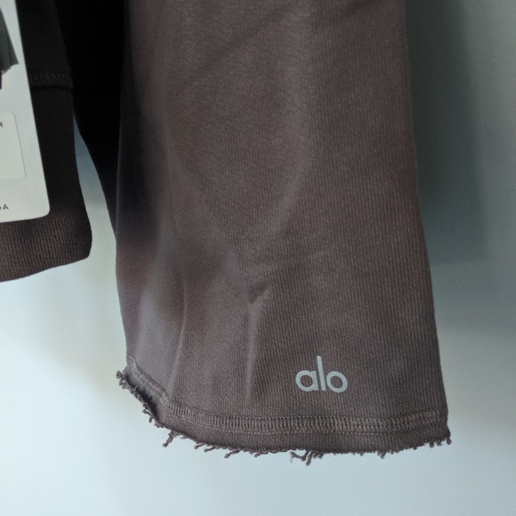 ALO Yoga Low Key Hoodie Coco XS - NEW - Picture 6 of 8